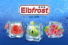 Elbfrost-Produkte in Eiswürfeln